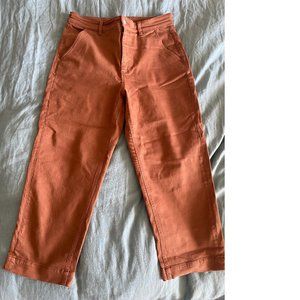 Everlane Straight-Leg Crop in Cocoa Brown